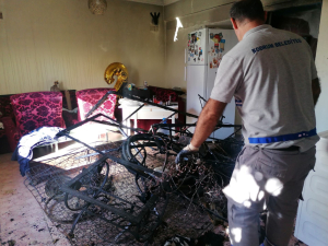 YANGINLARDA ZARAR GÖREN AİLELERİN YANINDA OLAMAYA DEVAM EDİYORUZ