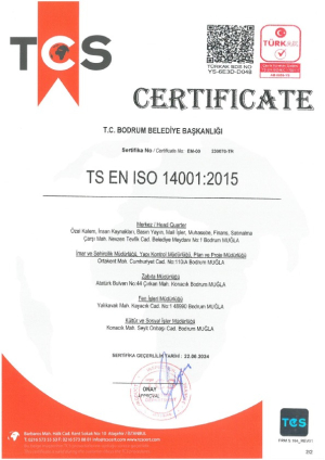 BELEDİYEMİZ TÜRKAK (TÜRK AKREDİTASYON KURUMU) ONAYLI 20 İSO BELGESİ ALDI