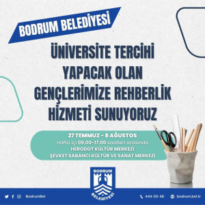 ÜNİVERSİTE TERCİHİ YAPACAK OLAN GENÇLERİMİZE REHBERLİK HİZMETİ SUNDUK