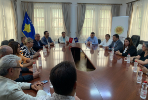 A FORMAL VISIT PAID TO THE SISTER CITY PRIZREN