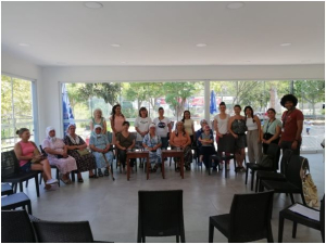 KADIN VE SAĞLIKLI BESLENME ATÖLYE ÇALIŞMASI YAPILDI