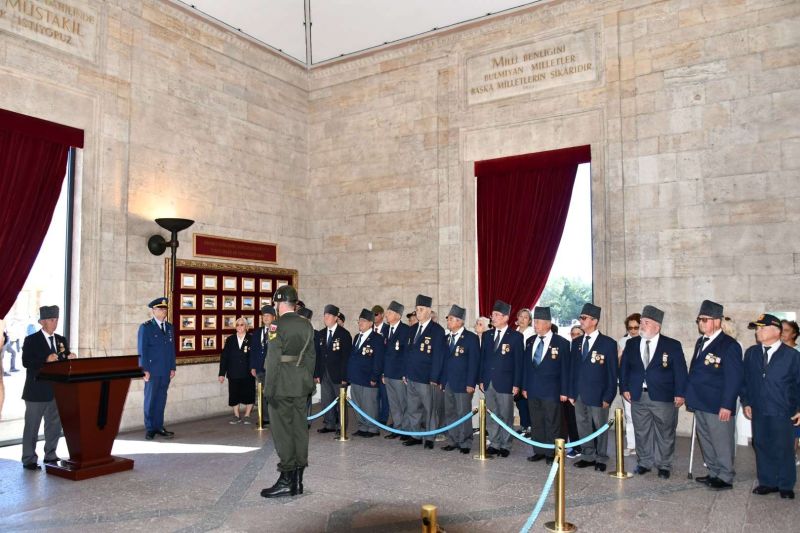 A VISIT TO ANITKABIR FOR BODRUM'S VETERANS ORGANIZED
