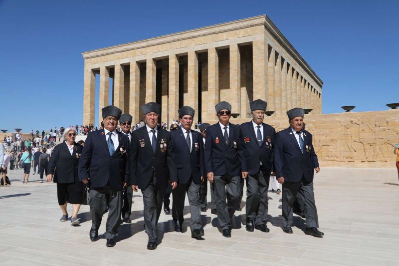 A VISIT TO ANITKABIR FOR BODRUM'S VETERANS ORGANIZED