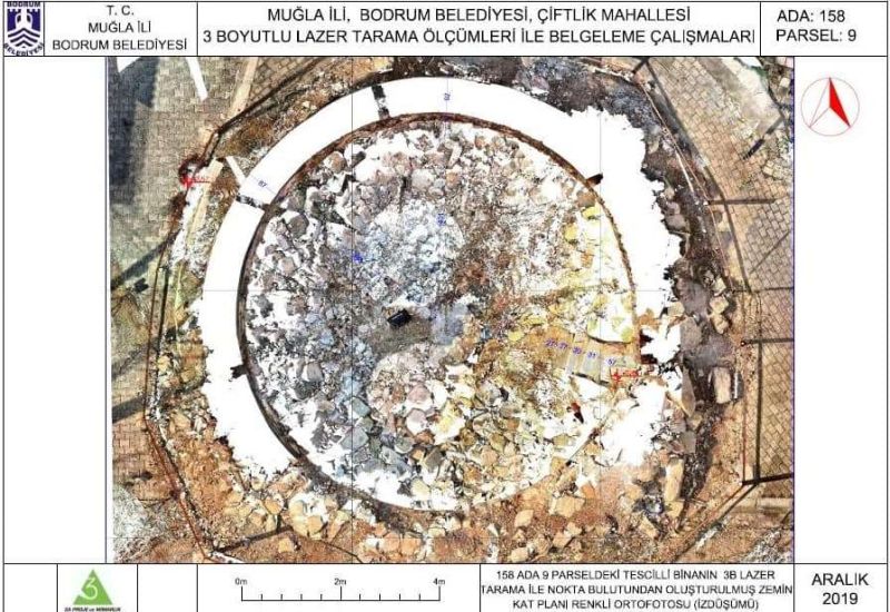 3 BOYUTLU LAZER TARAMA İLE BELGELENDİRME ÇALIŞMALARINI TAMAMLADIK
