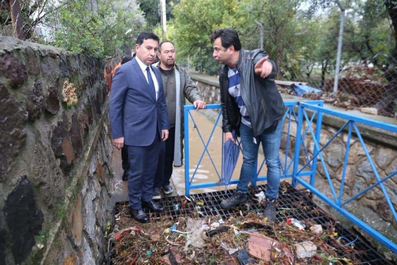 YAŞANAN YOĞUN YAĞIŞLAR SONRASI SIKINTILI BÖLGELERDE ÇALIŞMALAR BAŞLADI