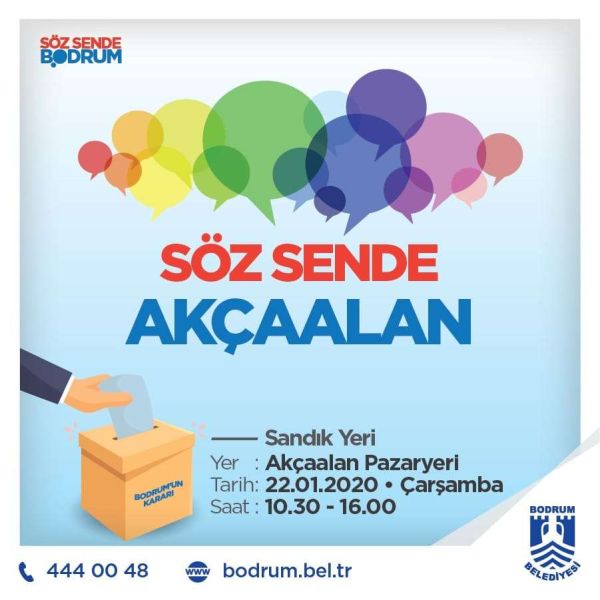 -YOUR WORD, BODRUM!- PROJECT IN AKÇAALAN NEIGHBORHOOD
