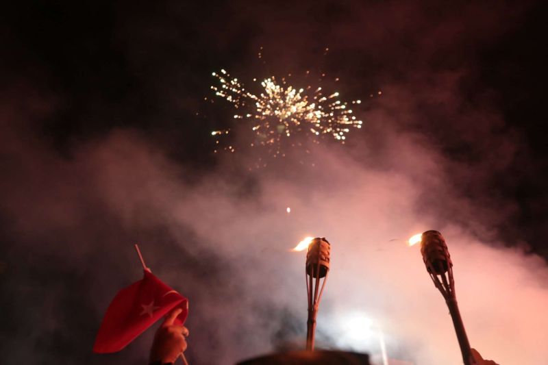CELEBRATING THE 96TH ANNIVERSARY OF OUR REPUBLIC WITH A TORCHLIGHT PARADE