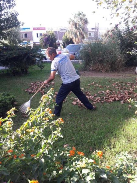 PARK, YEŞİL LAN VE KALDIRIMLARDABAHAR TEMİZLİĞİ YAPILDI