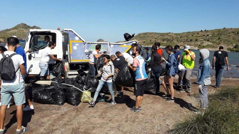 BODRUM KOYLARINDA ULUSLARARASI KIIYI TEMİZLEME ETKİNLİĞİ DÜZENLENDİ