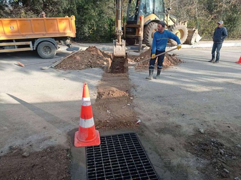 DRENAJ VE BORU HATTI ÇALIŞMASI YAPILDI