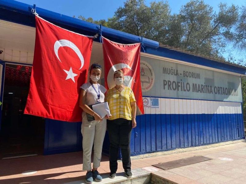 YENİ EĞİTİM ÖĞRETİM YILI BAŞLANGICINDA EĞİTİM KURUMLARIMIZA DESTEK VERDİK