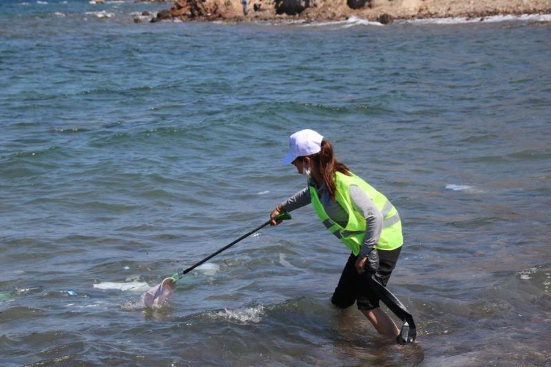 TURGUTREİS ÇATALADA'DA TEMİZLİK ÇALIŞMASI YAPILDI