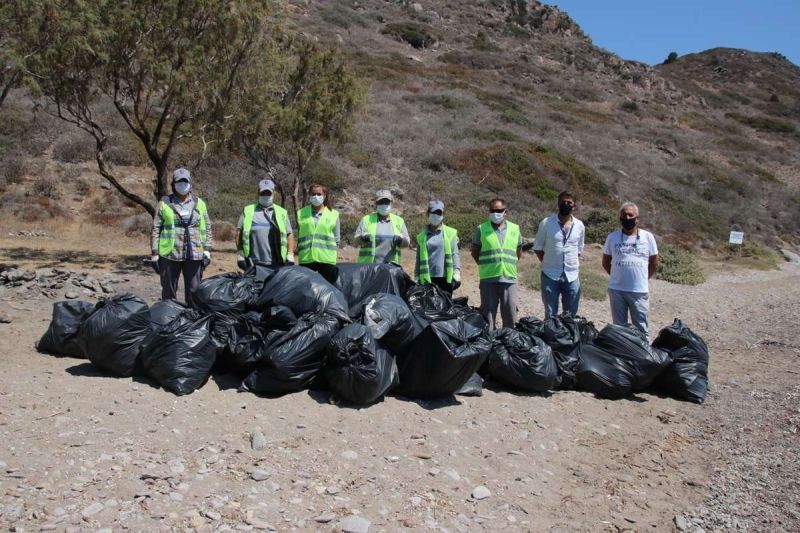 TURGUTREİS ÇATALADA'DA TEMİZLİK ÇALIŞMASI YAPILDI