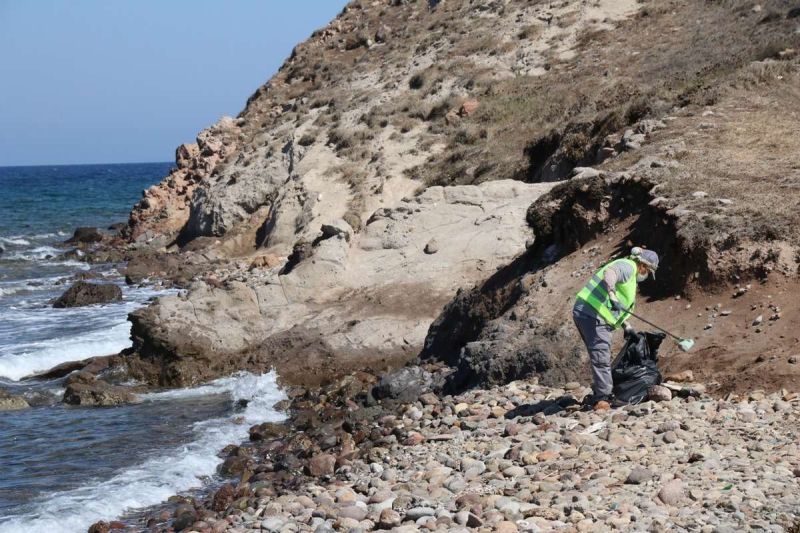 TURGUTREİS ÇATALADA'DA TEMİZLİK ÇALIŞMASI YAPILDI