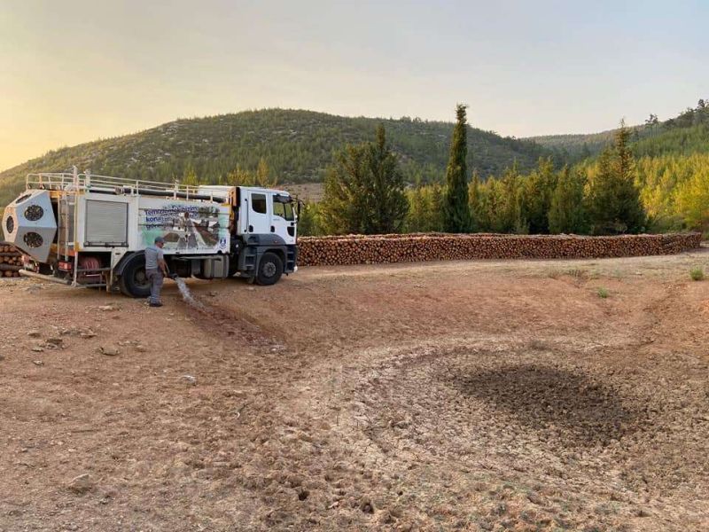MAZI VE YENİKÖY MAHALLELERİNDE GÖLETLERE SU TAKVİYESİ YAPTIK