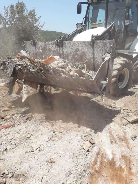 MAZI MAHALLESİ'NDE ORMANLIK ALANDA ATIK TEMİZLİĞİ YAPILDI
