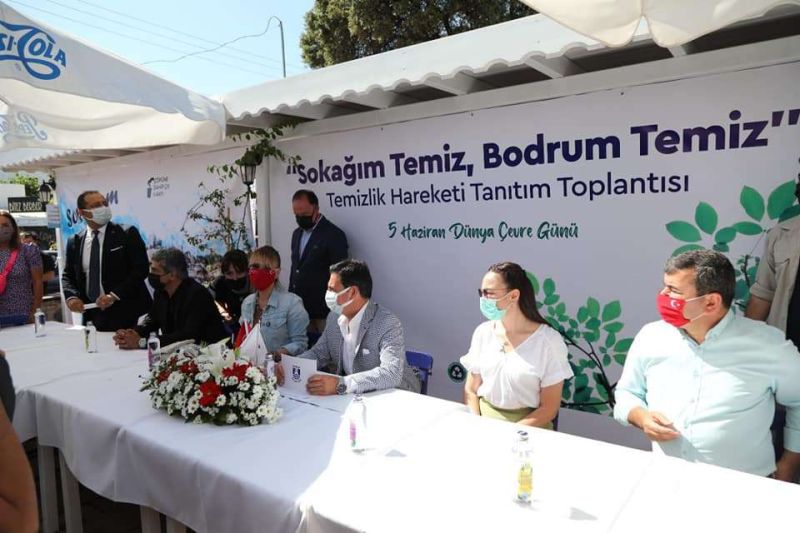 ÇEVRE GÜNÜ’NDE BODRUM’DA TEMİZLİK HAREKETİ: “SOKAĞIM TEMİZ BODRUM TEMİZ”
