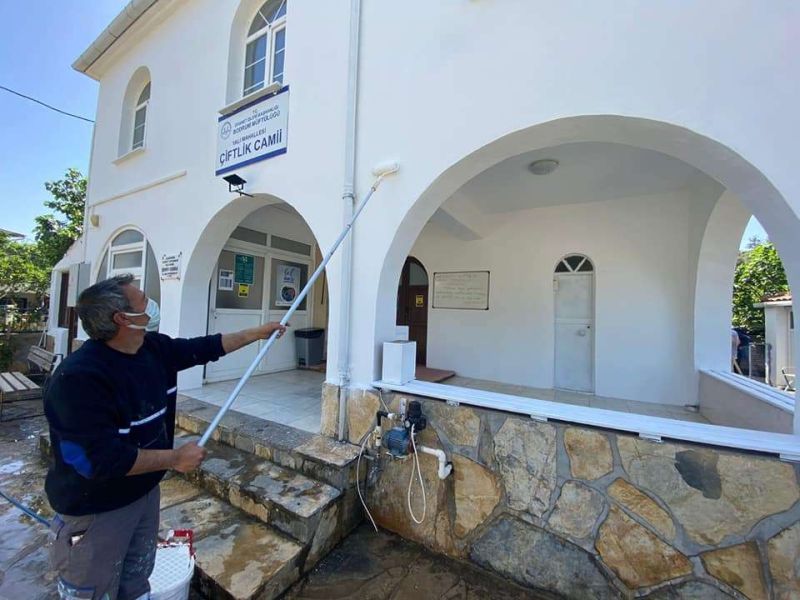 CAMİLERDE BAKIM, ONARIM VE DEZENFEKTE ÇALIŞMALARI YAPILDI