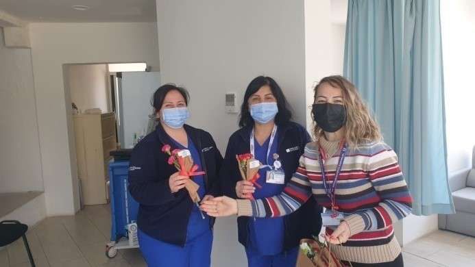 HEALTHCARE WORKERS VISITED ON MARCH 14TH DOCTOR'S DAY