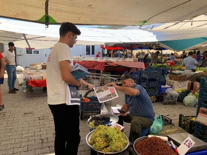 GÜNDOĞAN MAHALLESİ PAZAR YERİ ZİYARETİ