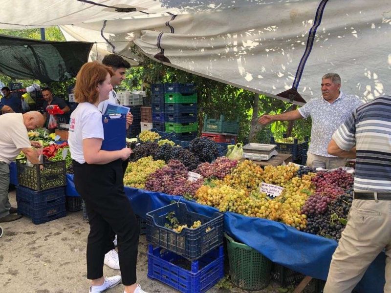 GÜNDOĞAN MAHALLESİ PAZAR YERİ ZİYARETİ