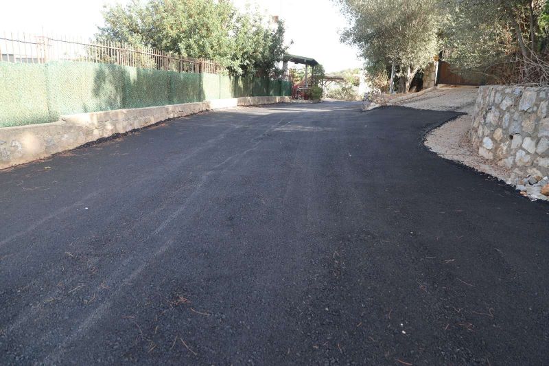 TORBA MAHALLESİ OMARCA CADDESİ ASFALT SERİM ÇALIŞMALARI TAMAMLANDI