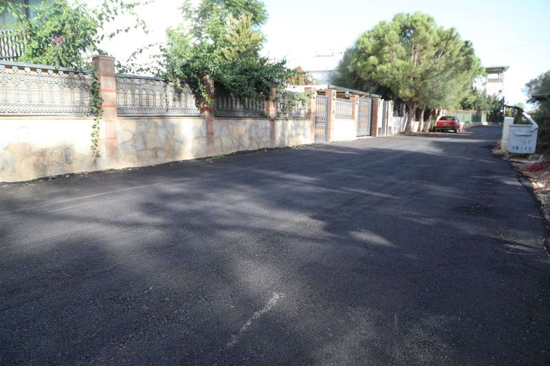 TORBA MAHALLESİ OMARCA CADDESİ ASFALT SERİM ÇALIŞMALARI TAMAMLANDI