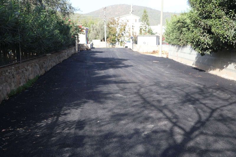 TORBA MAHALLESİ OMARCA CADDESİ ASFALT SERİM ÇALIŞMALARI TAMAMLANDI