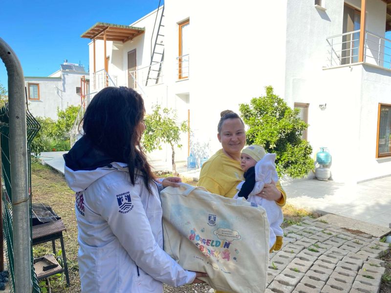 HOŞ GELDİN BEBEK PROJEMİZLE OCAK AYINDA BODRUM'DA DÜNYAYA GELEN BEBEKLERİ ZİYARET ETTİK