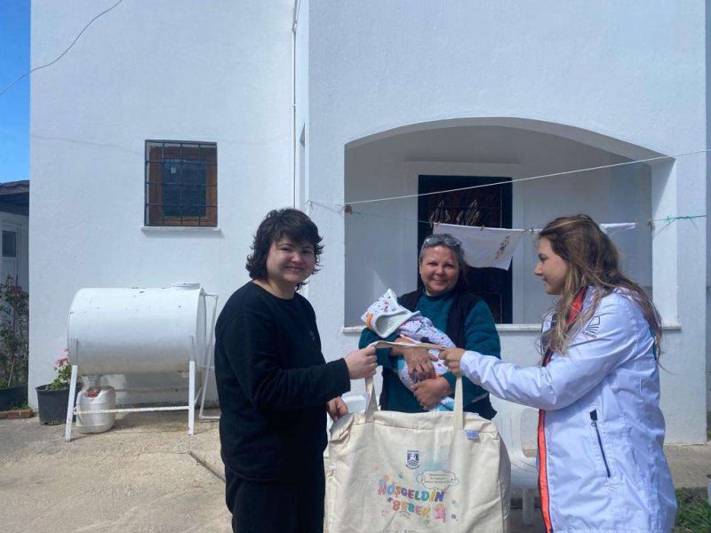 HOŞ GELDİN BEBEK PROJEMİZLE OCAK AYINDA BODRUM'DA DÜNYAYA GELEN BEBEKLERİ ZİYARET ETTİK