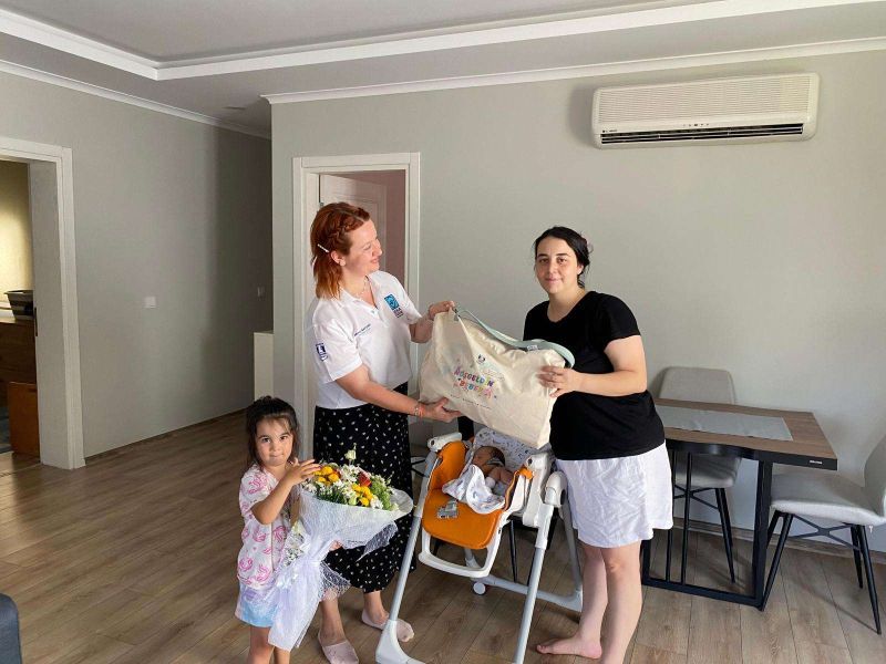 HOŞ GELDİN BEBEK PROJEMİZLE TEMMUZ AYINDA BODRUM'DA DÜNYAYA GELEN BEBEKLERİ ZİYARET ETTİK
