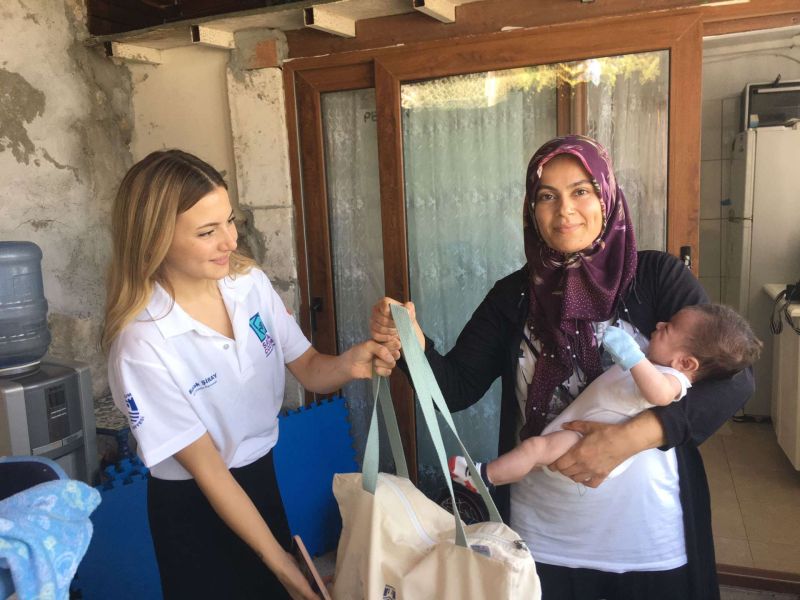 HOŞ GELDİN BEBEK PROJEMİZLE EYLÜL AYINDA BODRUM'DA DÜNYAYA GELEN BEBEKLERİ ZİYARET ETTİK