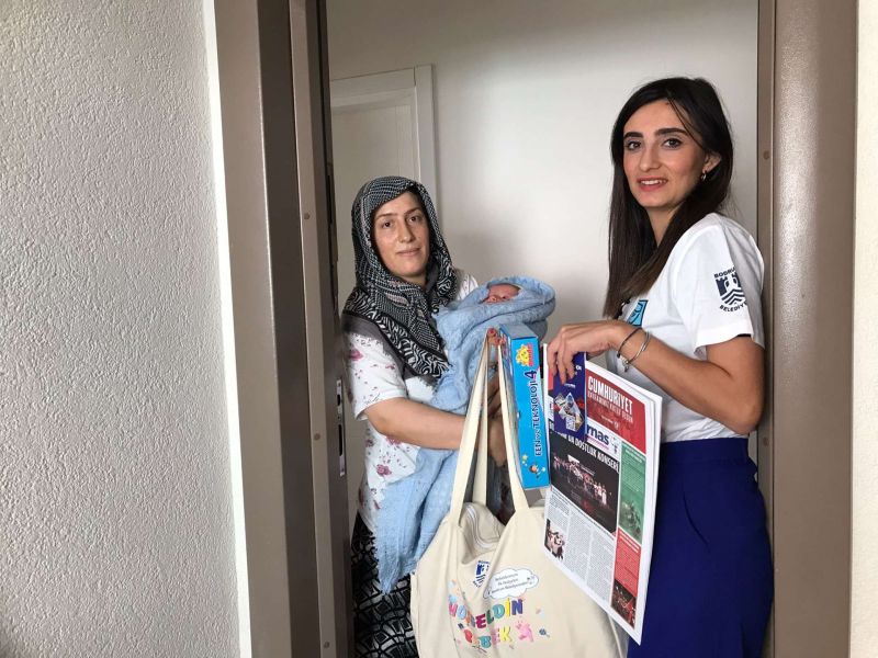 HOŞ GELDİN BEBEK PROJEMİZLE EKİM AYINDA BODRUM'DA DÜNYAYA GELEN BEBEKLERİ ZİYARET ETTİK