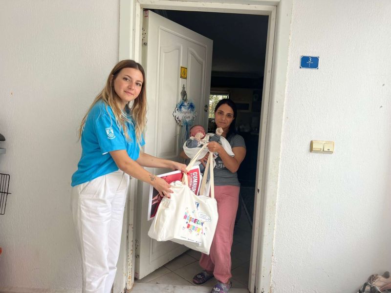 HOŞ GELDİN BEBEK PROJEMİZLE EKİM AYINDA BODRUM'DA DÜNYAYA GELEN BEBEKLERİ ZİYARET ETTİK