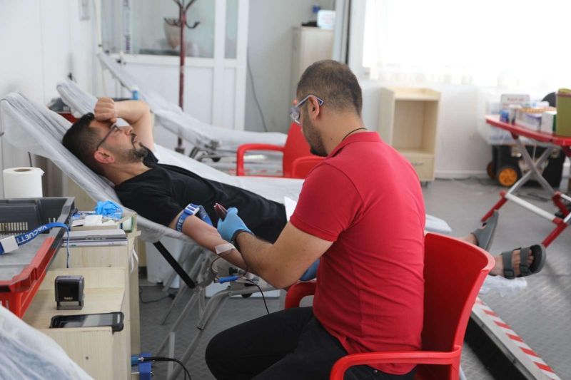 BELEDİYEMİZ VE TÜRK KIZILAY'I İŞBİRLİĞİNDE KAN BAĞIŞI ETKİNLİĞİ DÜZENLENDİ