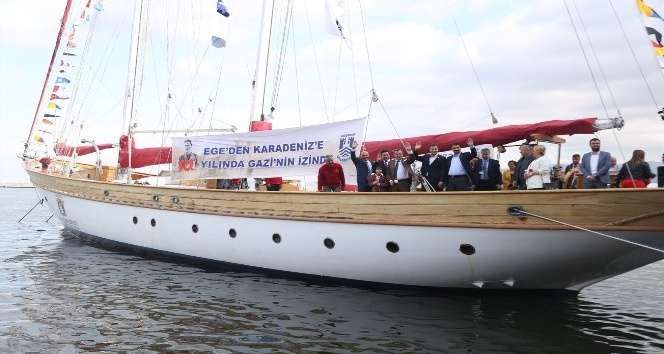STS OKUL GEMİSİ'NİN EGE'DEN KARADENİZ'E SEYRİ ETKİNLİĞİ DÜZENLENDİ