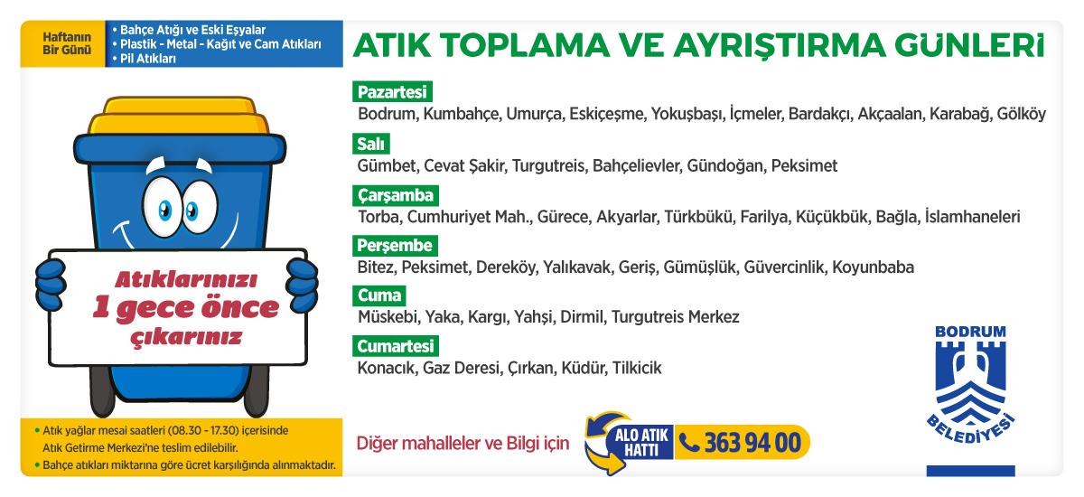 Atık Toplama ve Ayrıştırma Günleri