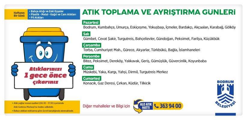 Atık Toplama ve Ayrıştırma Günleri