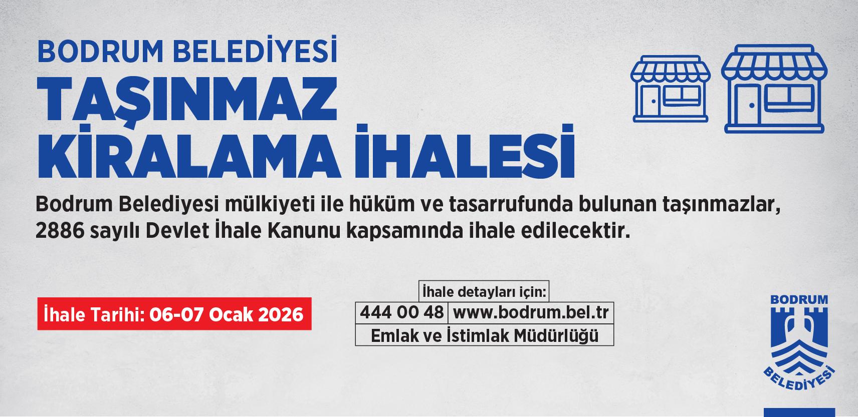 Taşınmaz Kiralama İhale
